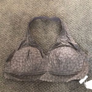 Aerie Lace Padded Halter Bralette
